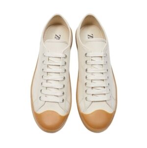 ZARA CONTRAST SNEAKERS BEIGE | 2215/820 SIZE 12 28.9 Cm Eur45